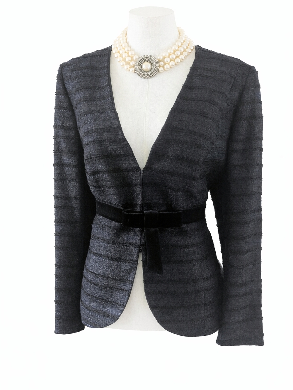 EUC Escada Bow Belted Blazer EU Size 44